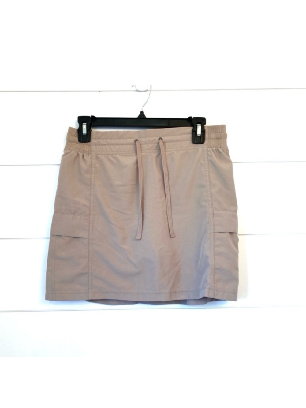 **2 for $15** tek gear Drawstring Cargo Mini Skort - Light Beige (small)
